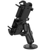 RAM Mount Quick-Grip XL phone mount with drill-down base